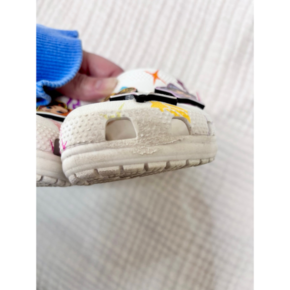 Girls Crocs Rainbow High Sandals Size 9 (Toddler Girl) White Multicolor - Picture 6 of 9